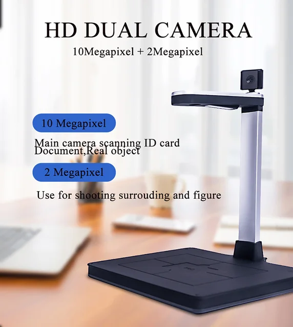 Wholesale Portable Digital Document Scanner A4 With 10MP Camera