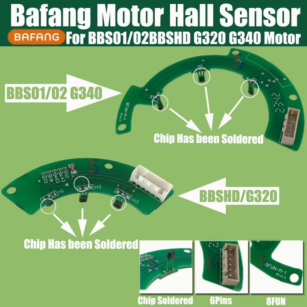 Bafang mid drive hall sensor board with chip motor hall plate electric