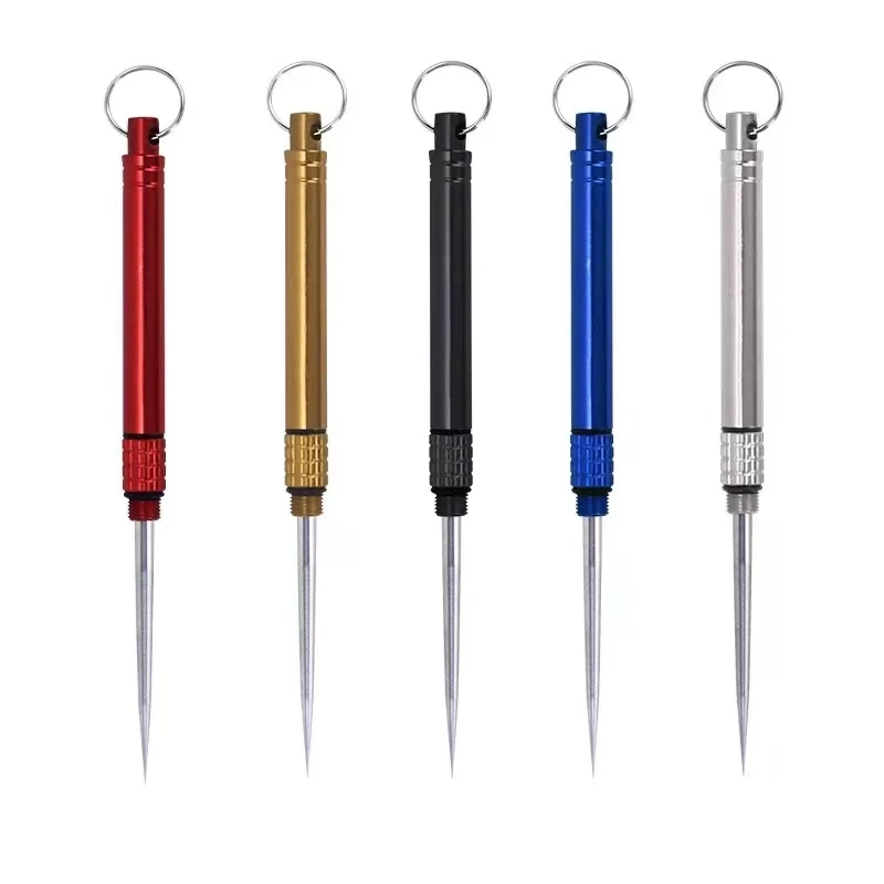 Portable Titanium Alloy Toothpick Brass Creative Combination Stainless Steel Portable Toothpick Fruit Outdoor Tool