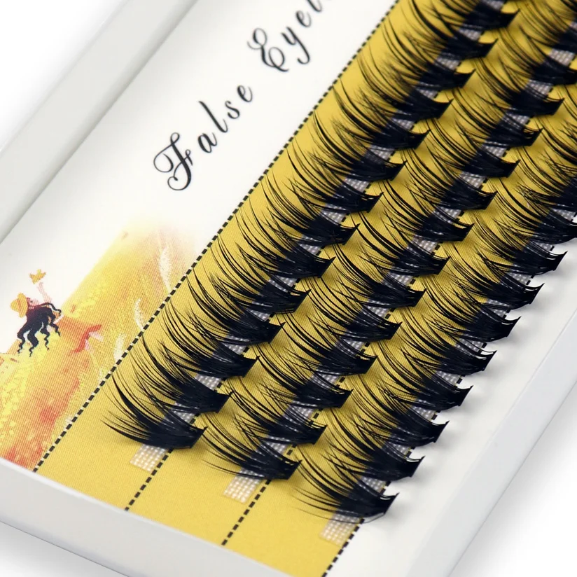 

20D/30D Mink Eyelashes 1 Box/60 Bundles Natural Eyelash extension 3D Russia Individual Eyelash Cluster Makeup Tools Lashes Cilia