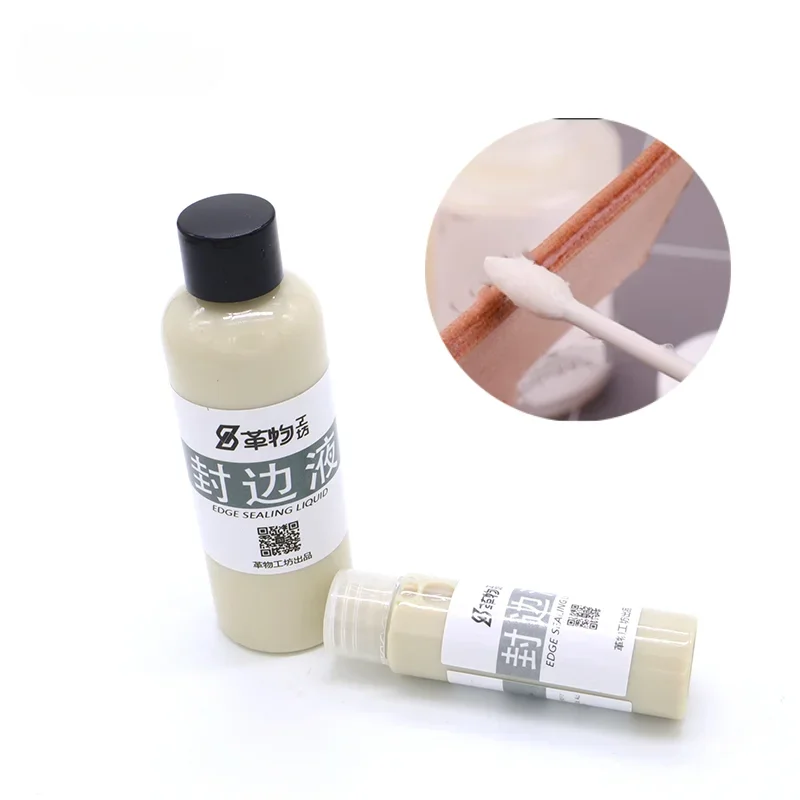 

30ml/100ml/ Bottle Tanned Leather Edge Sealing Liquid DIY Handwork Manufacture Leather Product Materials Edge Treatment Agent