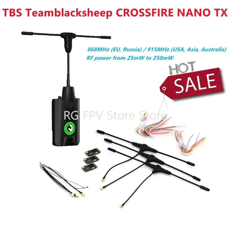 Tbs Teamblacklacksheep Crossfire Nano Tx 915Mhz 868Mhz 250Mw Connettore A Lungo Raggio Usb-C Modulo Rf Per Radio Frsky X-Lite X9D Lite