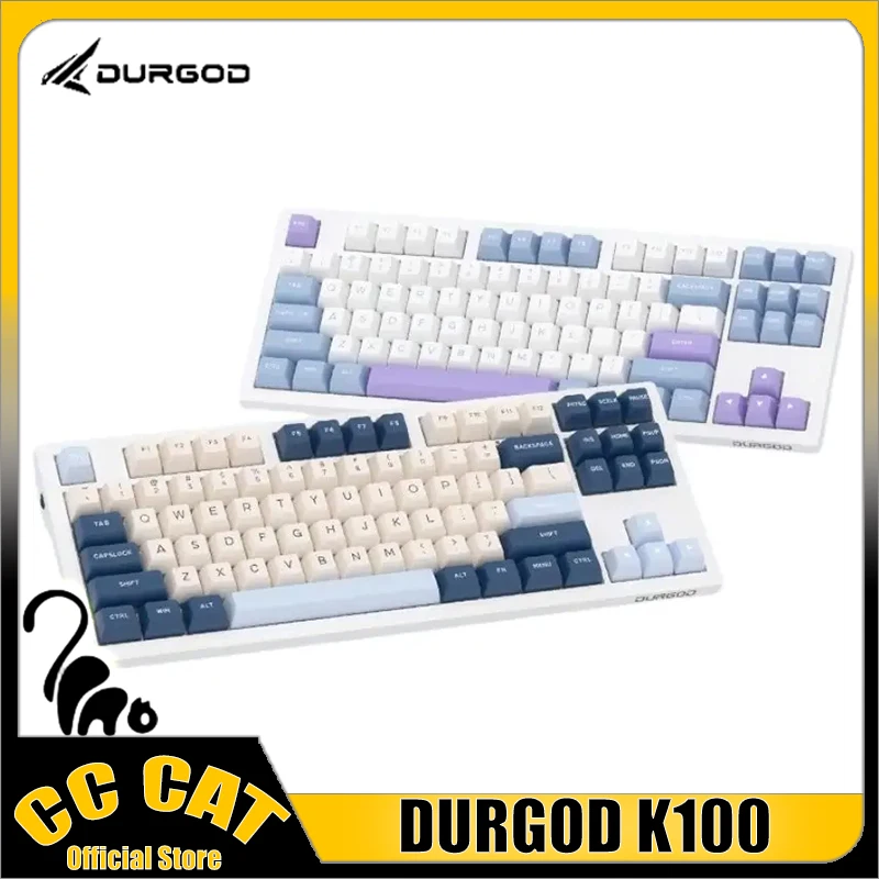 

DURGOD K100 White Magnetic Swich Gaming Keyboards Wired Mechanical Keyboard Custom 8k Keybords Rgb Blacklight For Computers Gift