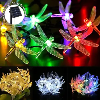 5M 20LED Dragonfly Solar String Lights 1
