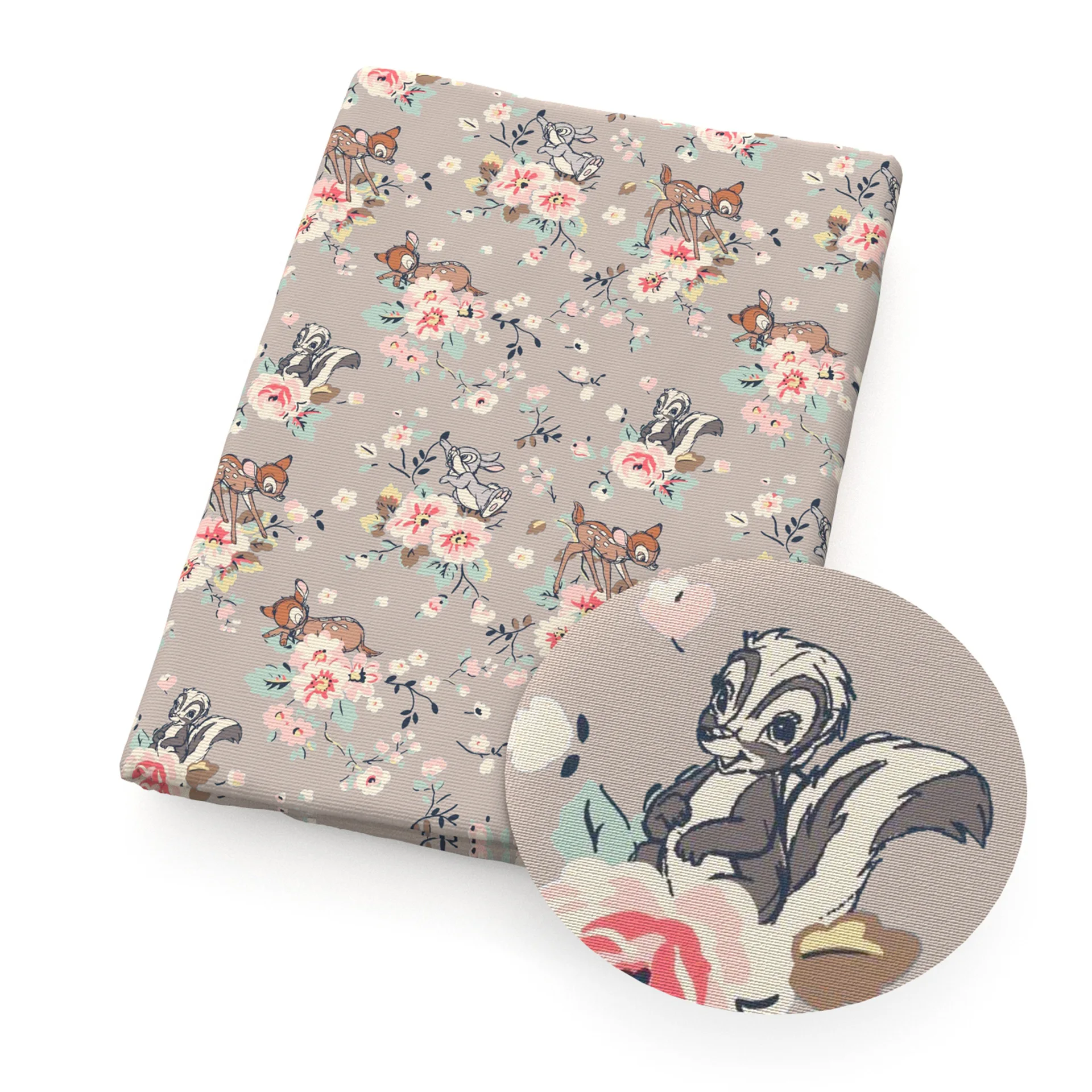 Disney Fabric Cartoon Bambi polyester cotton 2