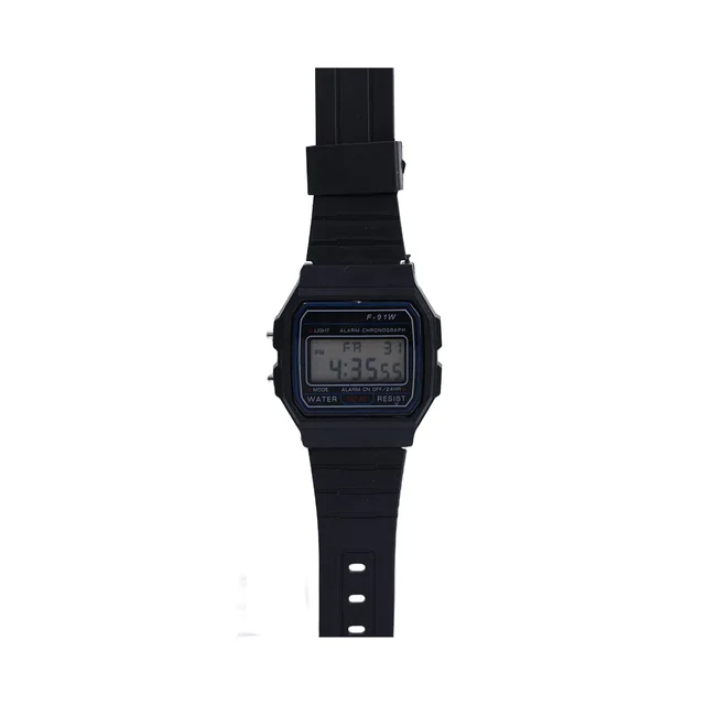 F91W Silicone Men Watch Vintage LED Digital Sports Watches For Women