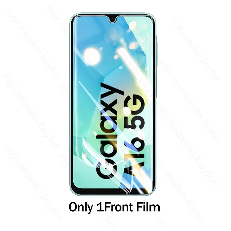 6-in-1 Soft Hydrogel Film Screen Protector with Case and Camera Glass