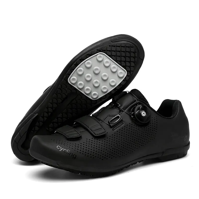 Cycling Shoes New Non-Locking Bicycle Sneakers Racing Road Cycling Shoes Breathable Men Professional Outdoor Athletic Sports Bike Shoes