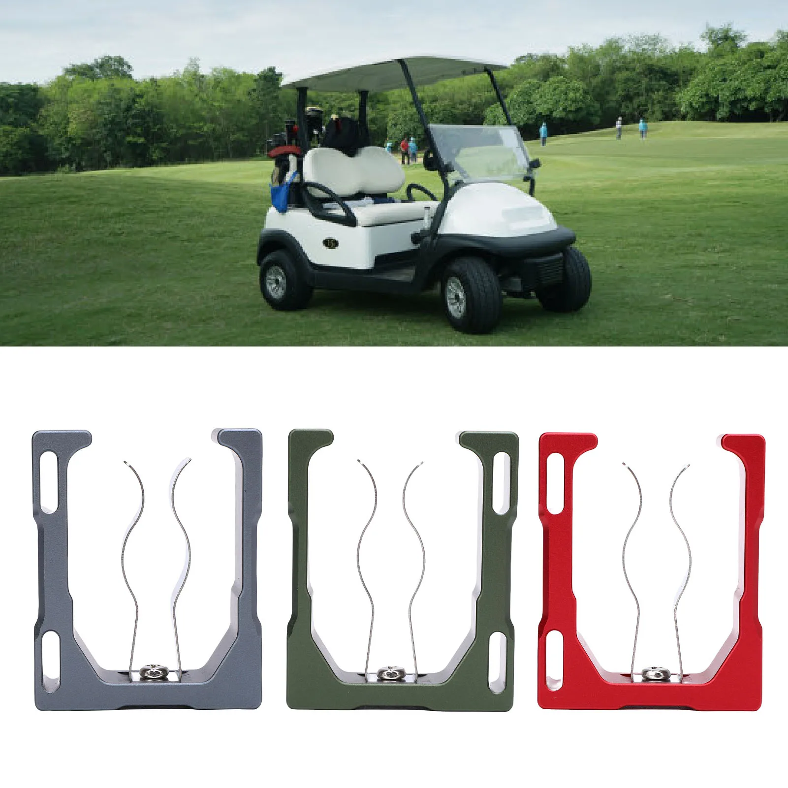 Magnetic Clip Aluminum Alloy Lightweight Anti Slip Wear Resist Golfing Cart Magnetic Clip Sturdy for Beach Chairs Fishing Rods