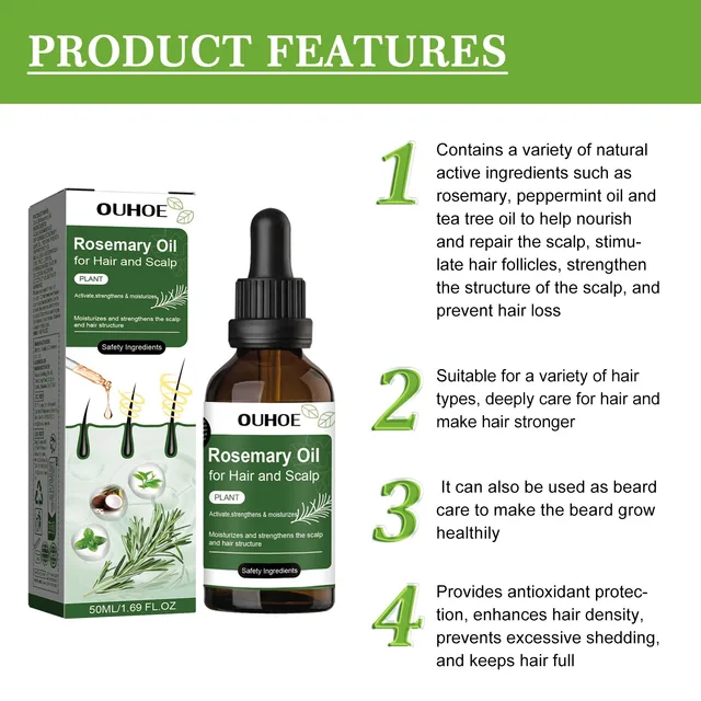 Rosemary Hair Growth & Scalp Repair Oil 3