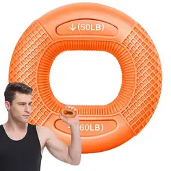 Silicone Hand & Finger Strengthening Ring (Orange)