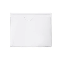 Clear Self - Adhesive Windshield Card Holder - Transparent Organizer for Parking Permits and Labels (10PCS)
