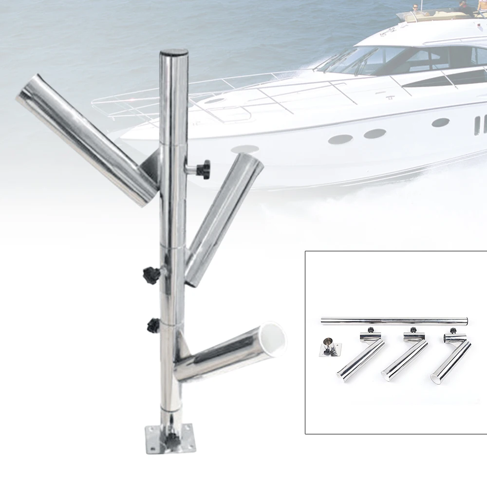 Tree Type 3 Rod Holder Adjustable Fishing Boat Rod Holder Rocket Launcher 3