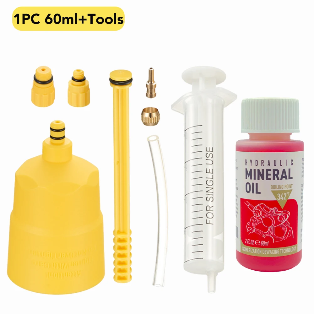 Premium Hydraulic Brake Bleed Kit with Mineral Oil