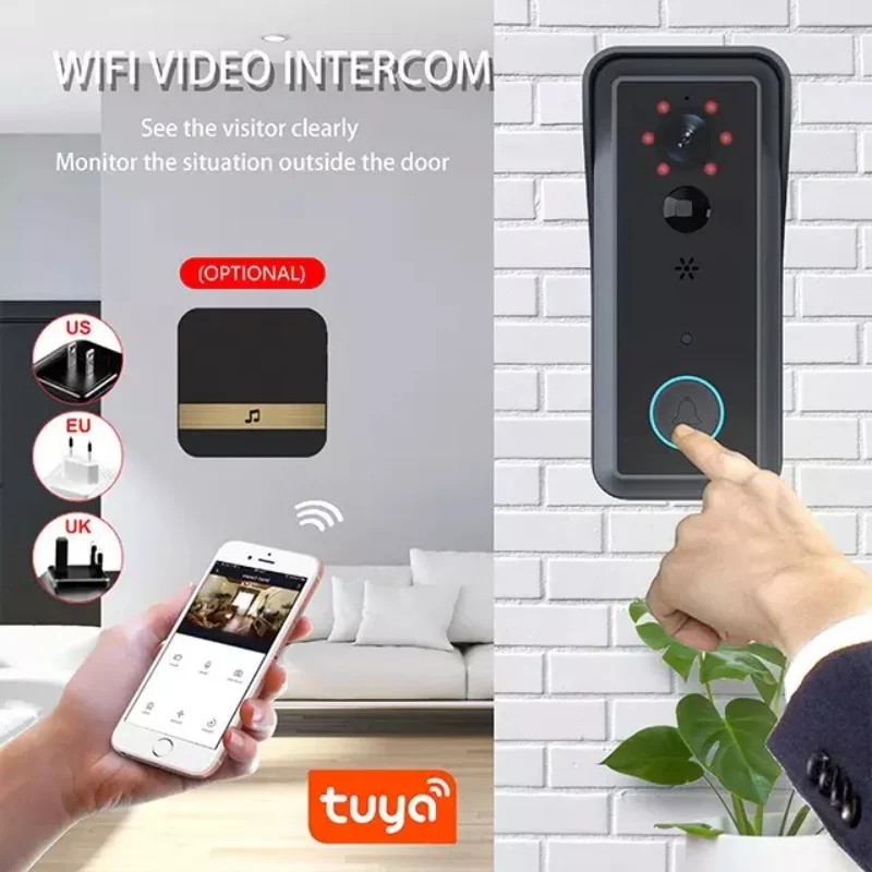 tuya-intercom1080pwifi-telefone-da-porta-de-video-inteligente-pir-movimento-visao-noturna-infravermelha-campainha-camera-seguranca-sem-fio