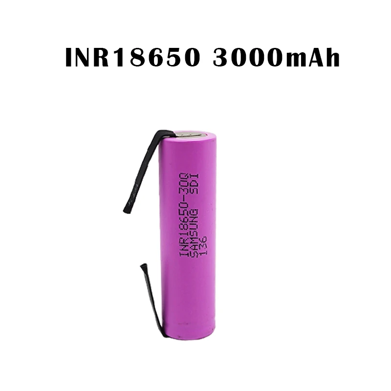 

Original INR 30Q 3.7V 18650 3000mAh Battery with High Power Output and Laser Welding Capability