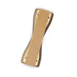 Universal Elastic Phone Holder Strap with Finger Grip - 1 Piece (Gold)
