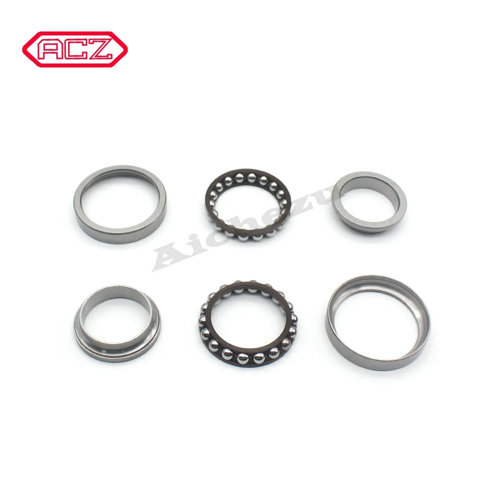 

Universal Motorcycle Steering Stem Bearing Seal Kit for Kawasaki Ninja ZX-6R ZX-10R Z1000 KLZ1000 ZR750 ER650 for Honda