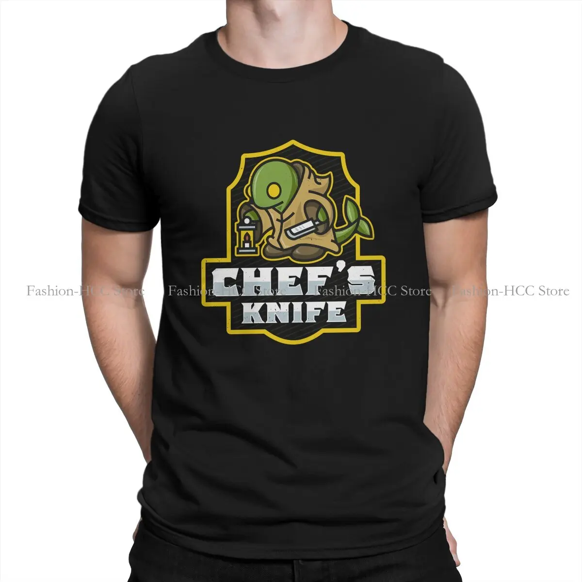 

Chef's Knife Black Hipster TShirts Polyester Final Fantasy XIV Male HarajukuStreetwear T Shirt O Neck