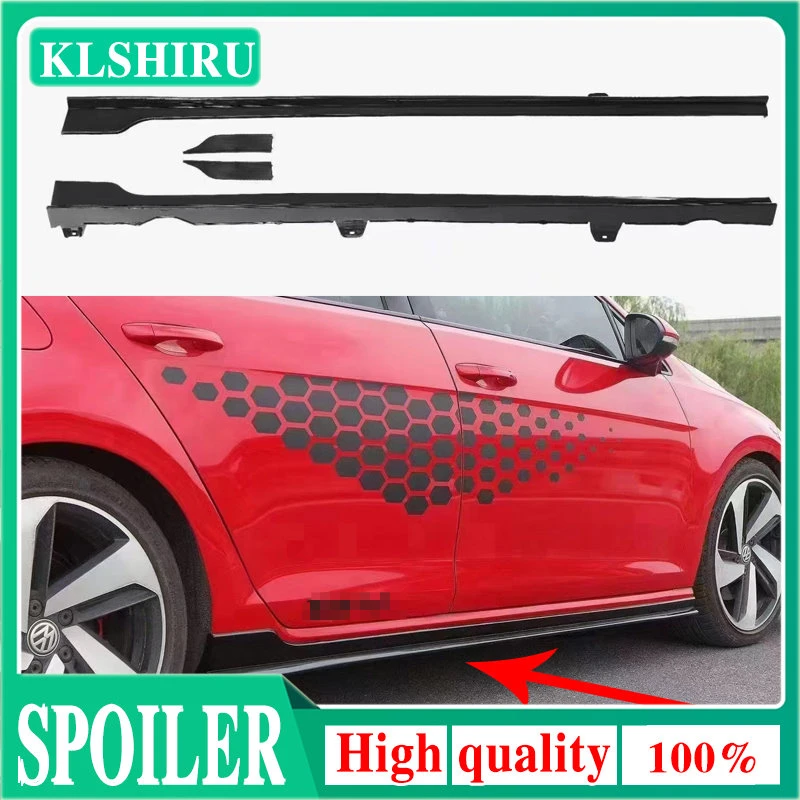 폭스 바겐 골프 7/7.5 R/R-Line/GTI TCR 키트, 교체용 프론트 립 골프 사이드 스커트, 테일 립 골프 7 gti 13-20 