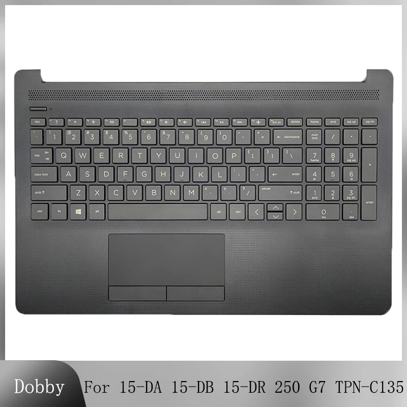 

NEW Laptop Top Case For HP 15-DA 15-DB 15-DR 250 255 G7 TPN- C135 C136 Palmrest Upper Cover US Keyboard L20386-001 L20387-001