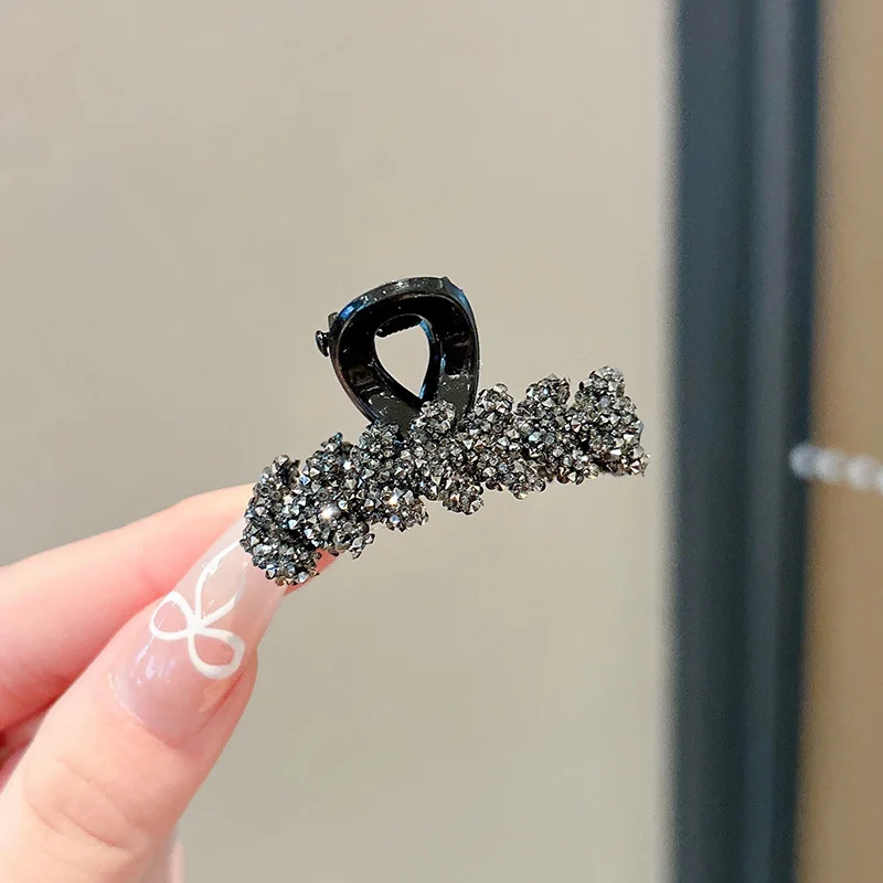 4 Stück Kristall Weizen Ohr kleine Halteklammer Damen Haarspange exquisite Seitenklammer Haarspange Pony Kopfbedeckung – Detail 4