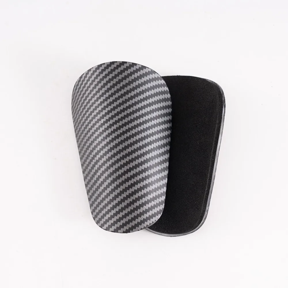 Soccer Shin Guards Shin Guard Pads Simple Imitation Carbon Fiber Practicing Football Small Size Knee
