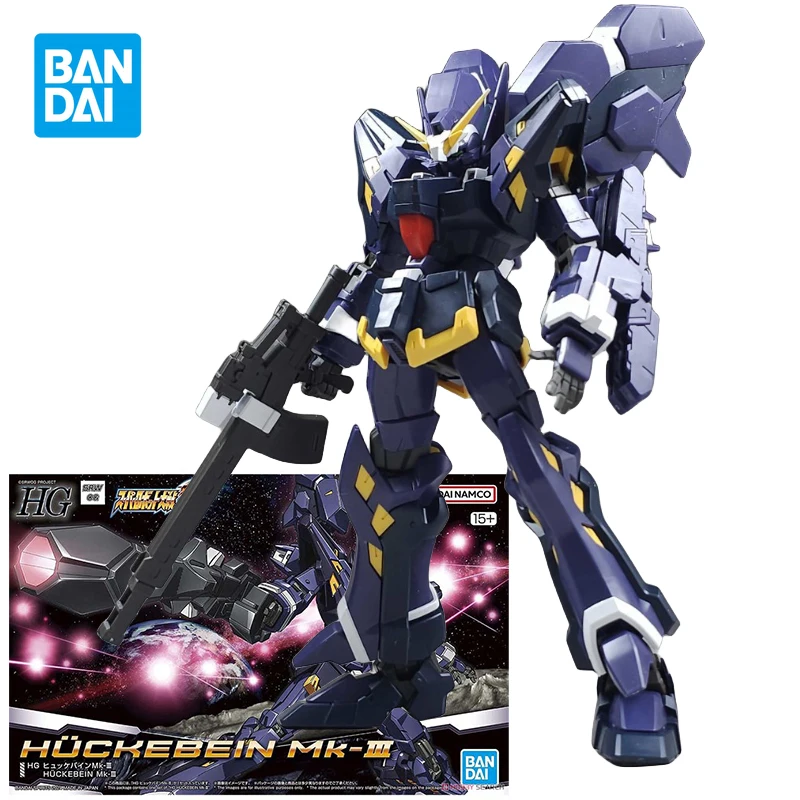 

Bandai Gundam Model Kit Super Robot Taisen OG Anime Figures HG Huckebein MK-Ⅲ MK3 Collection Action Figure Toys for Boys Gift