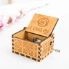 Wooden Hand Cranked Music Box, Moon River, La Vie En Rose, Twinkle Twinkle Little Star, Valentine's Day Gifts to Girlfriend 5