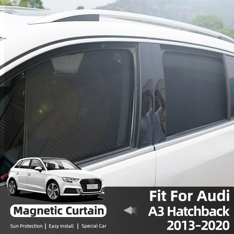 Magnetic Window Sunshade For Audi A3 S3 Hatchback 8V 2013