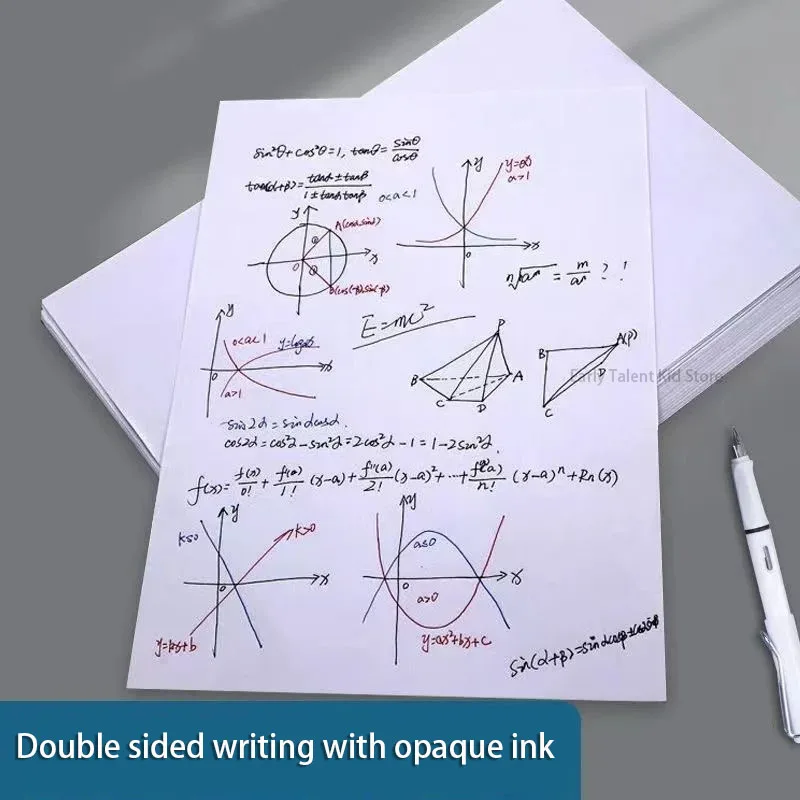 A4-80G 인쇄 용지 소재 다기능 사무실 복사 용지, 학생 초안 용지, 그림 편지지 백지 100 매