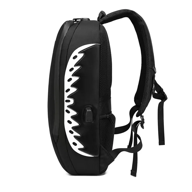 Backpack Waterproof Men's Backpack with Password Lock Computer Bag with USB Charging Leisure Travel Business Backpack