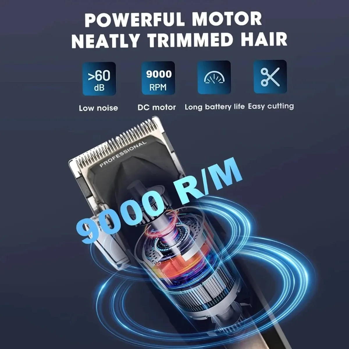 VGR ماكينات قص الشعر مُحسّنة احترافية ماكينات قص ا...