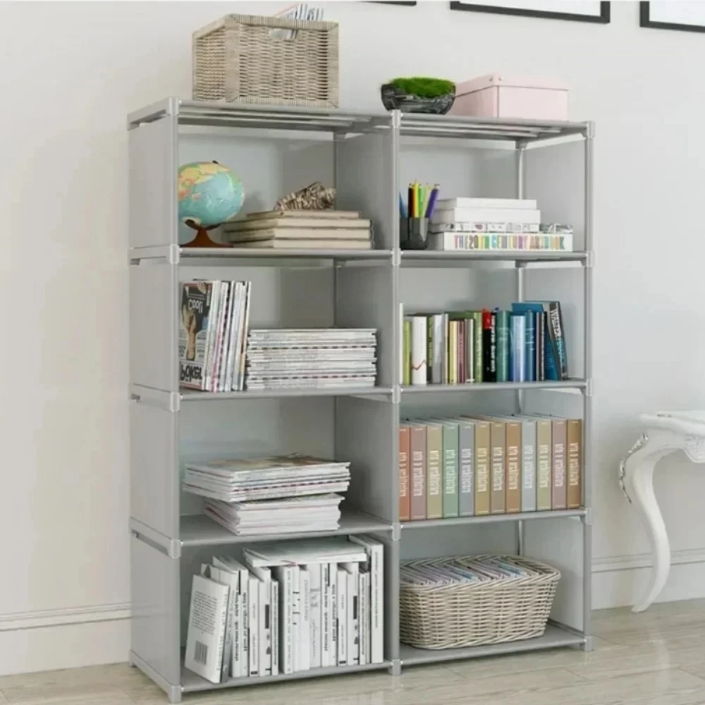 Simple Multi-layer storage rack Bookshelf Bedroom Book Shelf Organizer Easy Assembly Bookcase Stackable Book Shelves