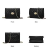 FOXER Women Leather Shoulder & Crossbody Bag Lady Classic Small Chain Bag Gift for Wife, Girlfriend 3