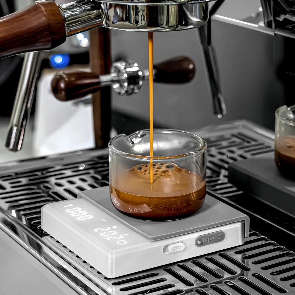 Mini Electronic Coffee Scale Smart Powder Water Ratio USB Silicone thumbnail 4