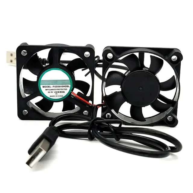 5V Brushless Cooling Fan USB Ventiliator Computer Case 2500RPM Cooler Oil-impregnated PBT CPU Radiator USB Fan PC USB Gadgets 2