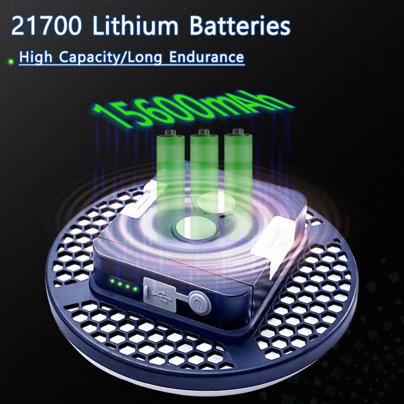 Portable Lantern 15600 MAH LED Rechargeable Tent Light Emergency Outdoor Camping Bulb Lamp Flashlight Home