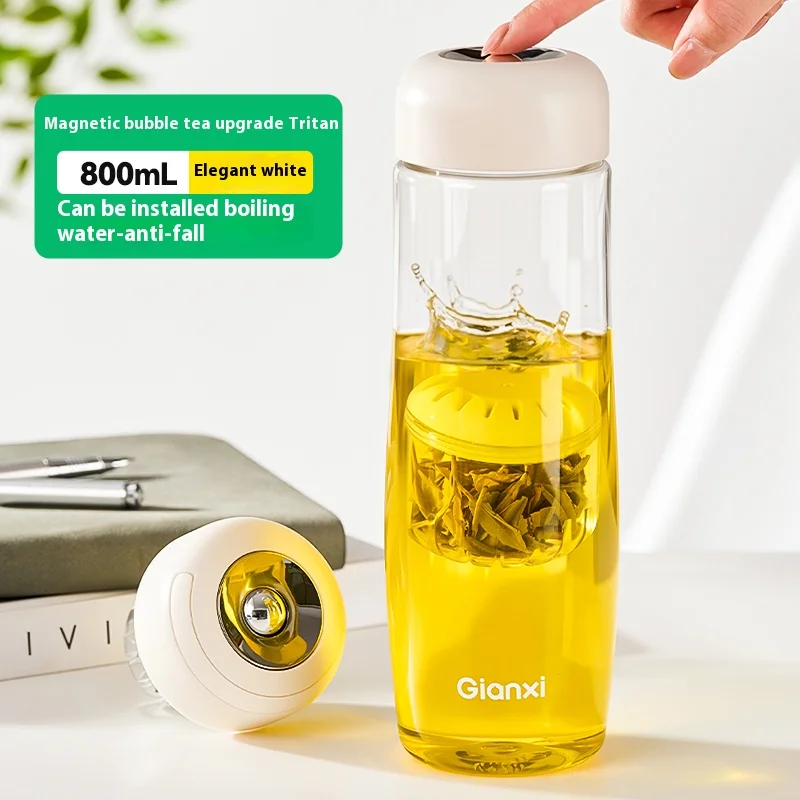 Gianxi كوب شاي مرن مغناطيسي تريتان كوب ماء بسعة كب...