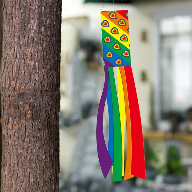 Multolor Windsock Dekorációk Megbízható Streamers Hosszú Farok Zászló - Image 2