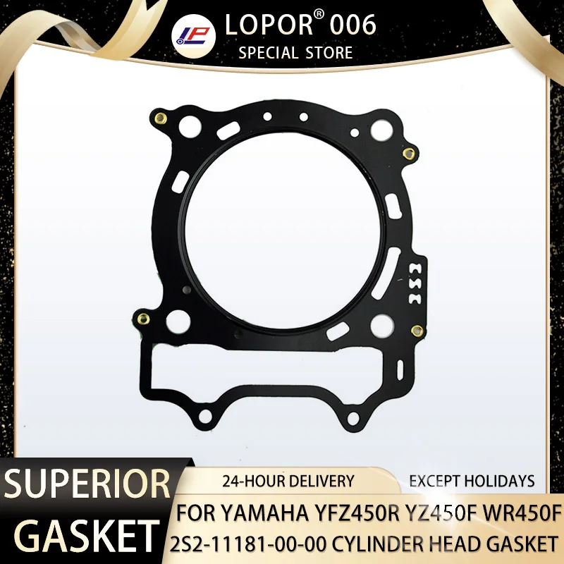 LOPOR Motorcycle Engine Cylinder Head Gasket For YAMAHA YFZ450R 11 23