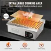 Electric Griddle, 22", 1600W Countertop Flat Top Griddle, Stainless Steel Teppanyaki Grill w/Iron Cooking Plate, 122-572℉ Adjust 3