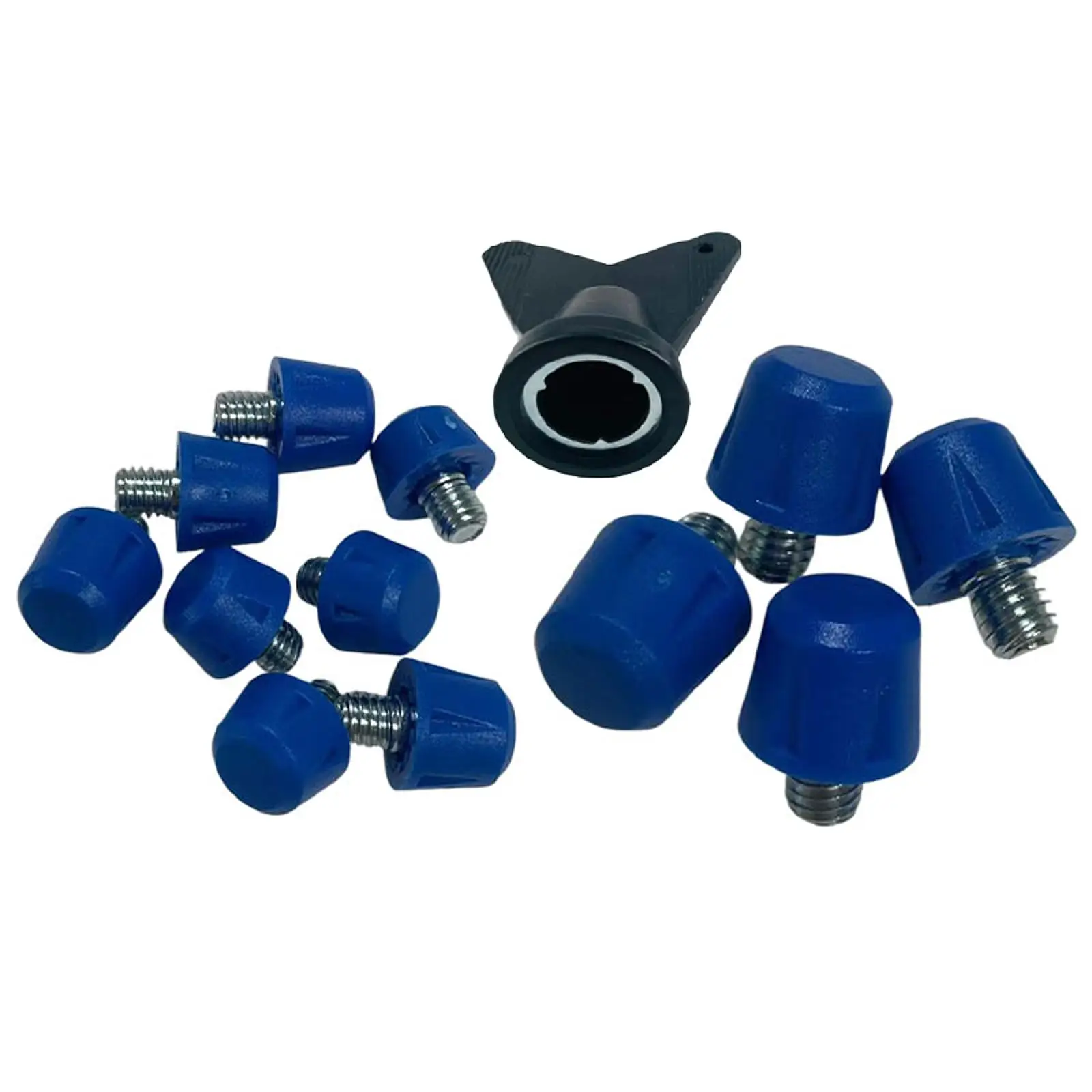 12 Pieces Football Shoe Spikes with Wrench Firm Ground Universal Football Boot Spikes Replacement for Outdoor Sports Competition track shoe spikes