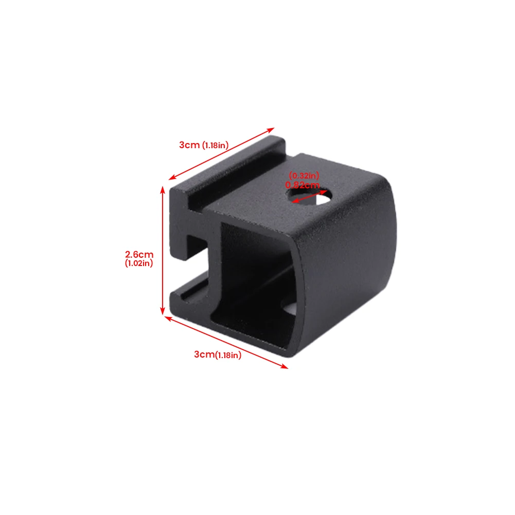 Aluminium Alloy Rail Joint Sliding Buckle Camping Table Connecting Hook Detachable Lantern Stand for Camping IGT Table Accessori