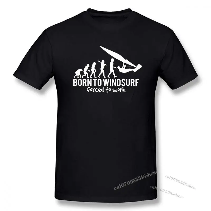 

Windsurf Evolution Cool Funny T Shirt Men Short Sleeves Hip Hop Vintaged O-Neck Cotton T Shirts