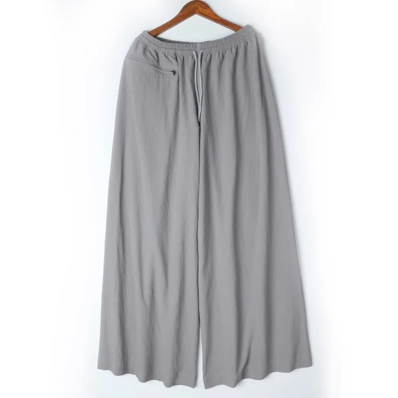 Thick Cotton Buddhist Monk Shaolin Pants Kung fu Tai chi Trousers Wide Leg Martial arts 4 Colors