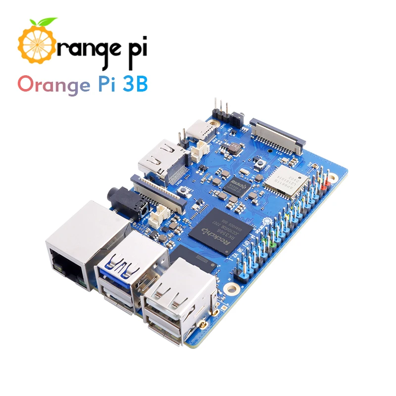 Single Board Computer Mini Development Board Orange Pi 3B 4GB Ram LPDDR4 Rockchip RK3566 WiFi5+BT5.0 BLE M2 SSD OrangePi3B Development Board