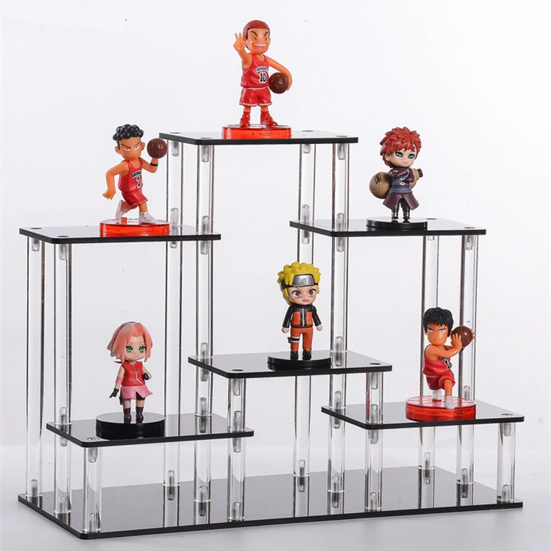 Figure Display Rack Customize Acrylic Display Stand Rack,Pottery Storage Rack Doll Clay Figurine ...