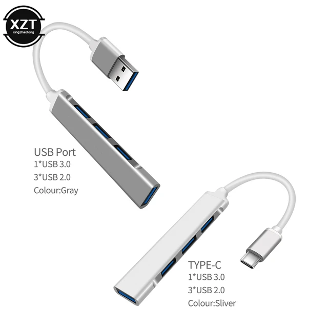 Répartiteur USB Multi 4 ports USB pour Lenovo Xiaomi Macbook Pro