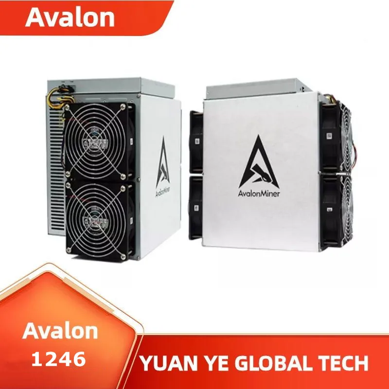 BTC BCH Miner Canaan Avalon 1246 85T 87T 90T 93T 96T Bitcoin Aisc ...